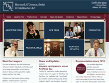 Tablet Screenshot of maynardoconnorlaw.com